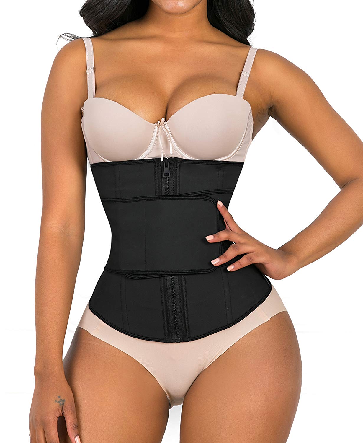 YIANNA Waist Trainer Belt for Women Weight Loss - Slimming Shaper Ab Support Waist Trimmer Hourglass Shaper